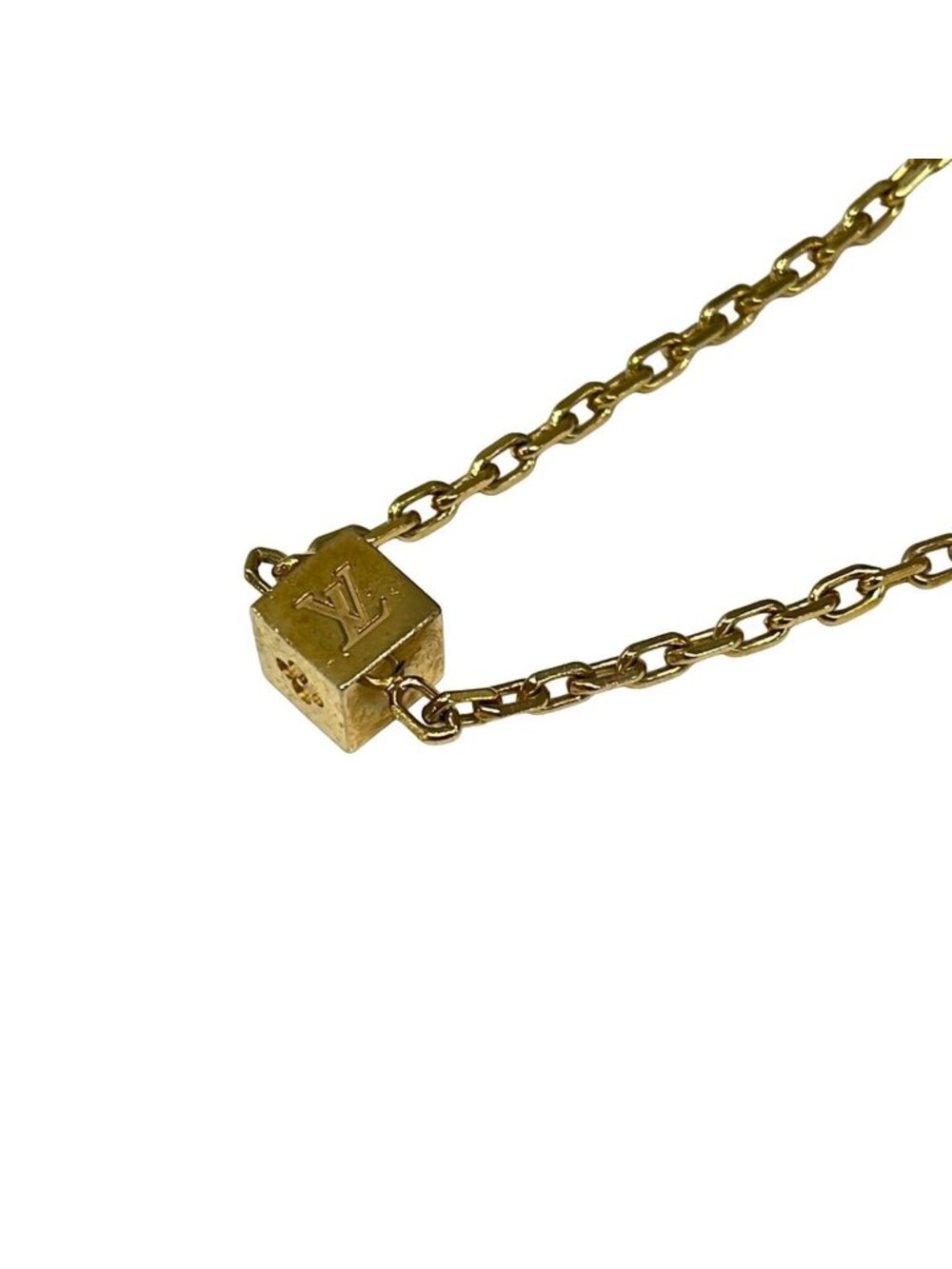 Louis Vuitton Necklace Collier Gamble Gold Multi